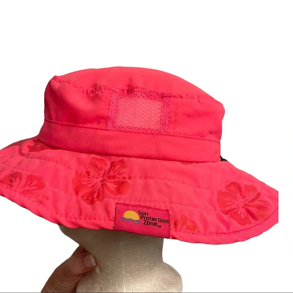 Sun Protection Zone Kids UPF 50+ Hot Pink Hat